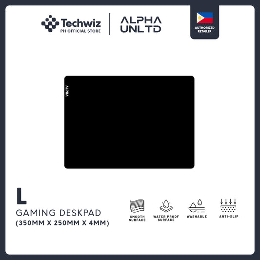 [Techwiz] Alpha Unltd Gaming Mousepad L | (350x250x4mm) | Standard (Speed Control) - PH