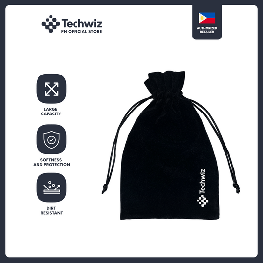 [FREEBIE] Techwiz Gadget Pouch, Dust & Dirt Proof, Multi Purpose Drawstring Bag Organizer - PH