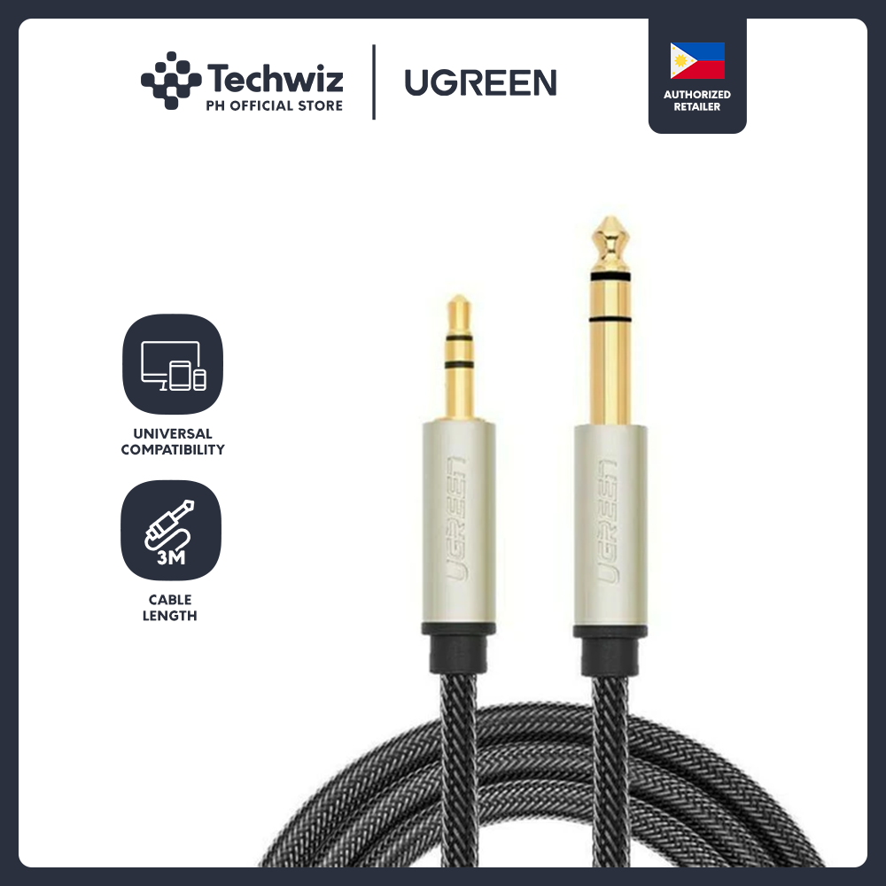 UGREEN 3.5mm to 6.35mm TRS Stereo Audio Cable - PH