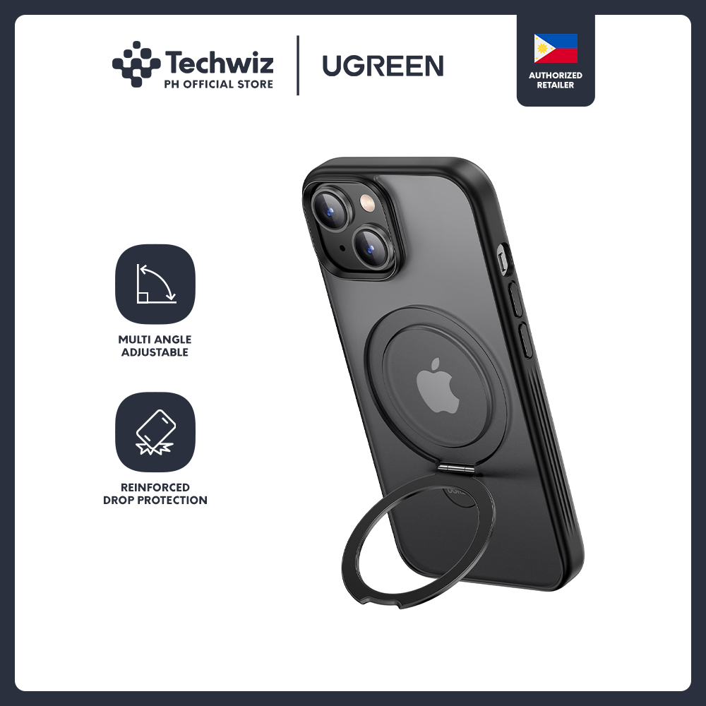 UGREEN Protective Case with Magnetic Stand for iPhone 15/ 15 Plus/ 15 Pro/ 15 Pro Max - PH